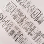 Collection of vintage-style business card templates with different fonts and designs.