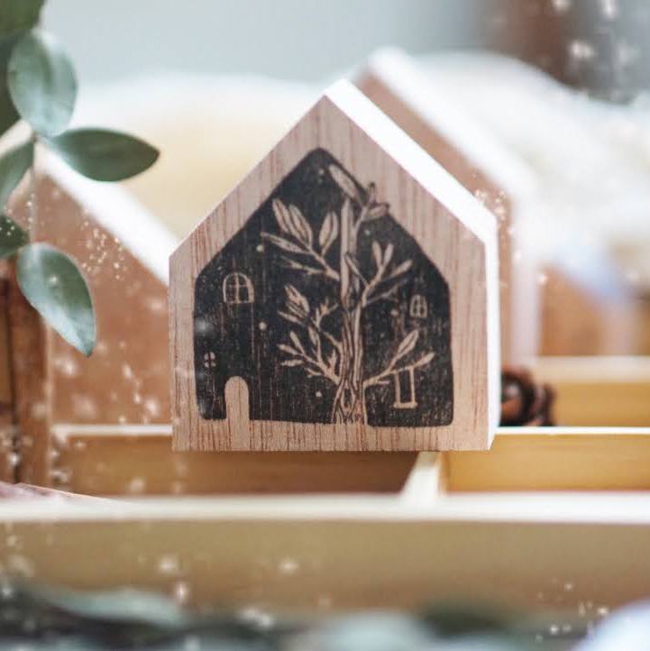 Tree of Life Rubber Stamp from the Home Series by Black Milk Project with a symbolic tree design
