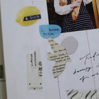 Collage of a lemon, text, and a person holding bread on a white background