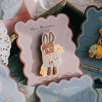 Starlight Circus Bunny Embroidered Pins