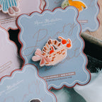 Berry And Picnic Basket Embroidered Pins