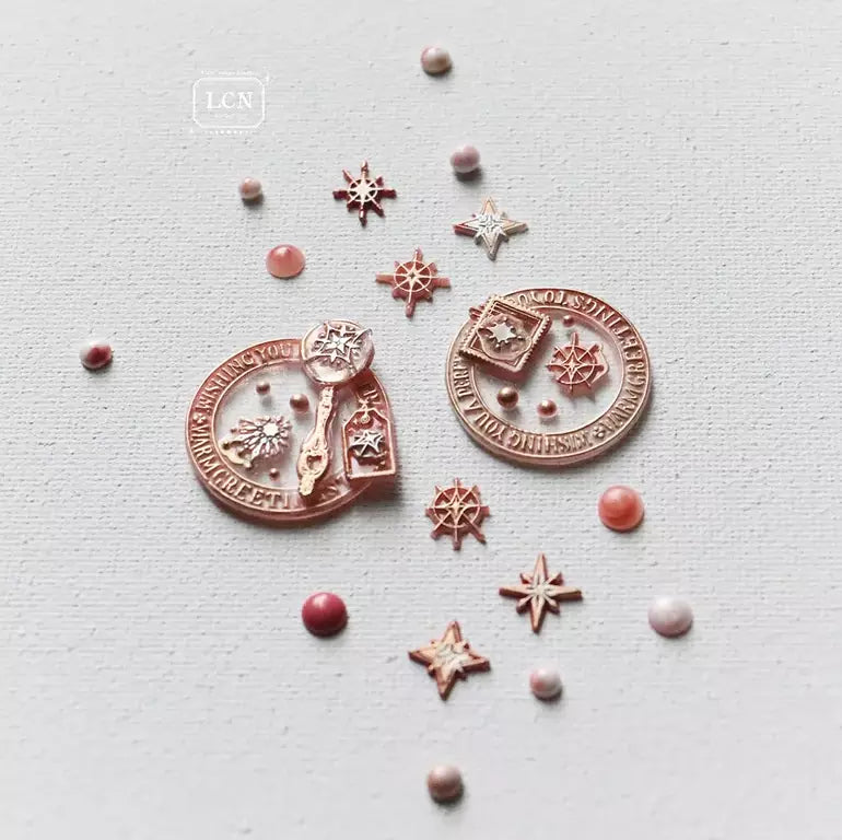 Collection of decorative washi tape rolls with various patterns and designs.