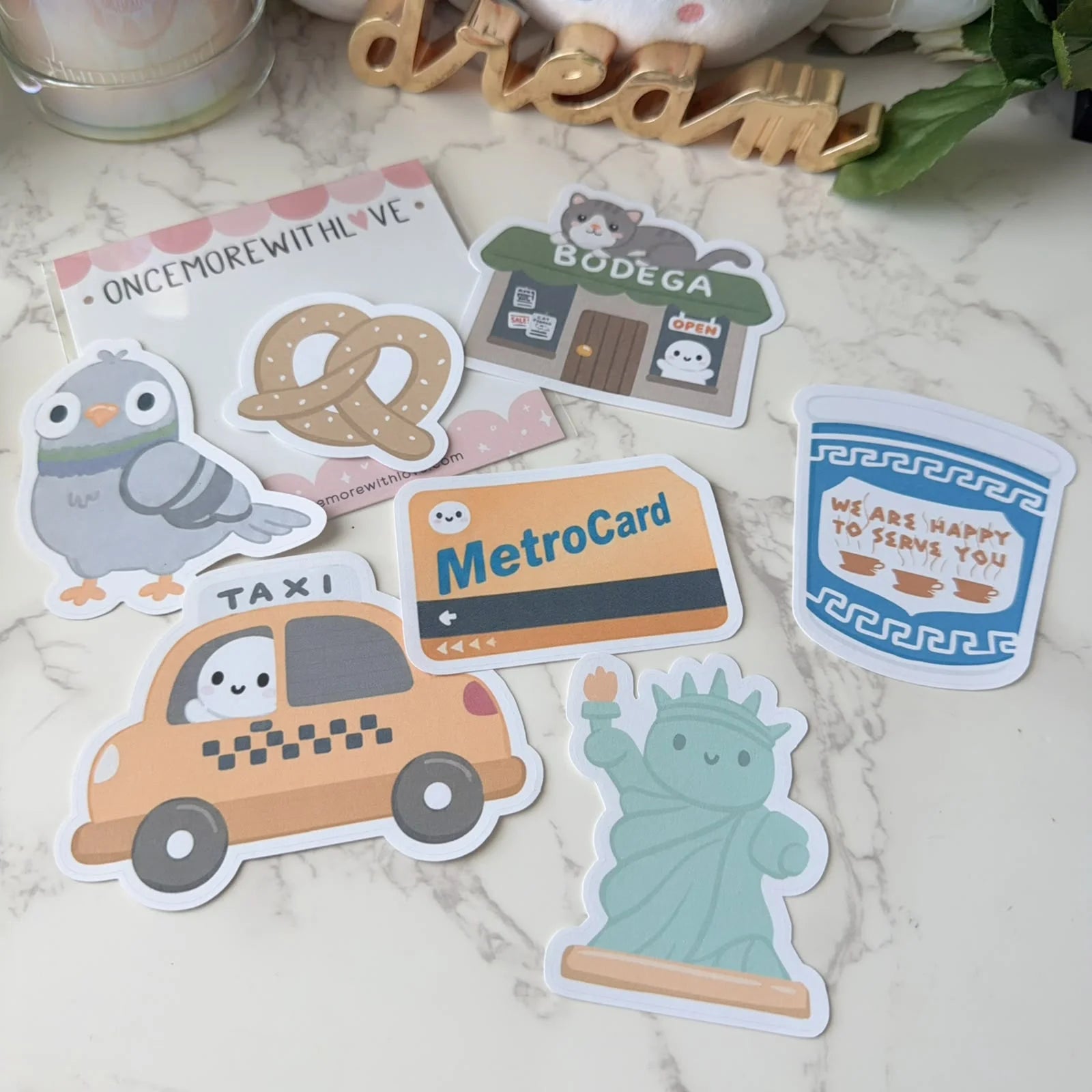 New York Sticker Set