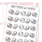 Relaxing Munchkin Stickers