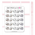 Relaxing Munchkin Stickers