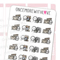 Library Munchkin Stickers