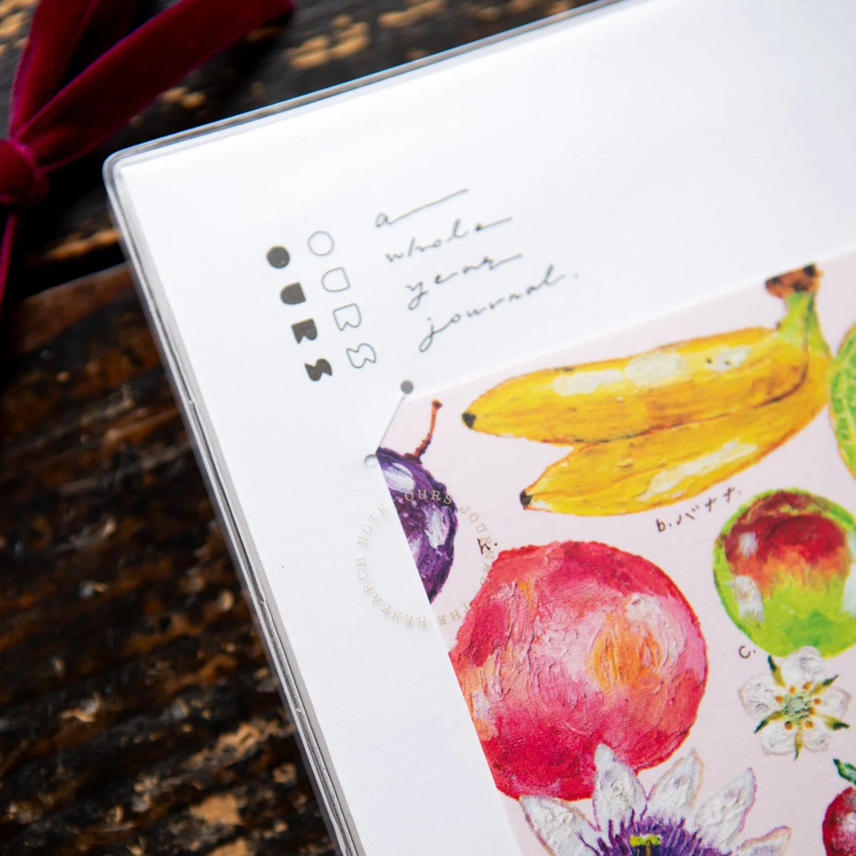 OURS Studio 2027 Journal hardcover page reading 'a whole year journal'