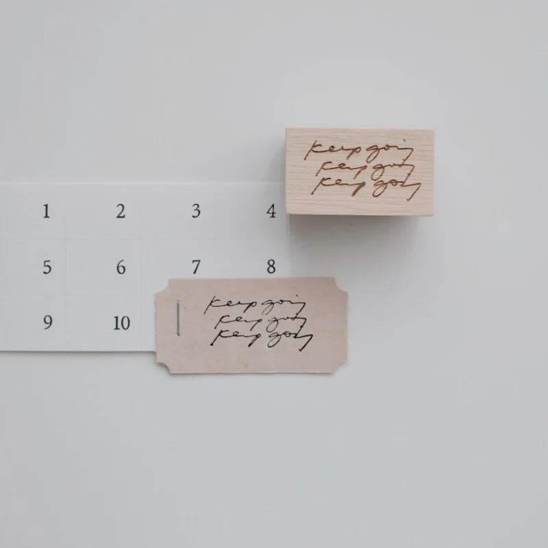 PC Rubber Stamp - Keep going