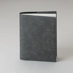 Nibi Planner PU Cover by Take a Note — misty-grey PU cover with pages peeking out, for journaling