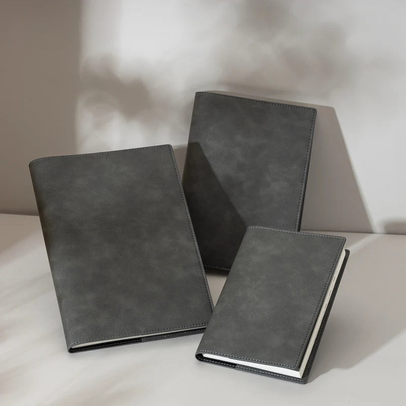 Nibi Planner PU Cover by Take a Note — the cover shown in three planner sizes, for journaling