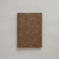 Kurumi Planner PU Cover by Take a Note — warm wood-tone classic vegan PU cover, flat view, for journaling