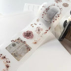 Decorative phone case with floral designs on a white background
