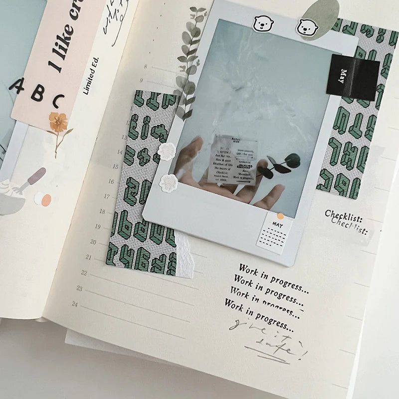9pt.(2) Tiny Text Rubber Stamps [18 options]