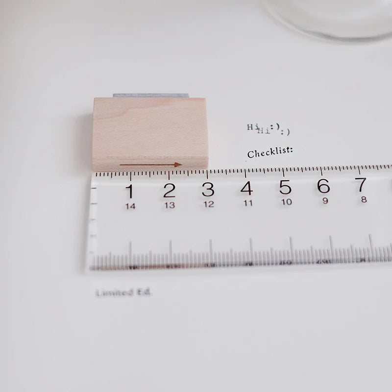 9pt.(2) Tiny Text Rubber Stamps [18 options]