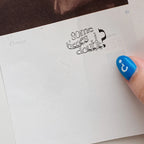 Thoughts in Silence Rubber Stamp [4 options]