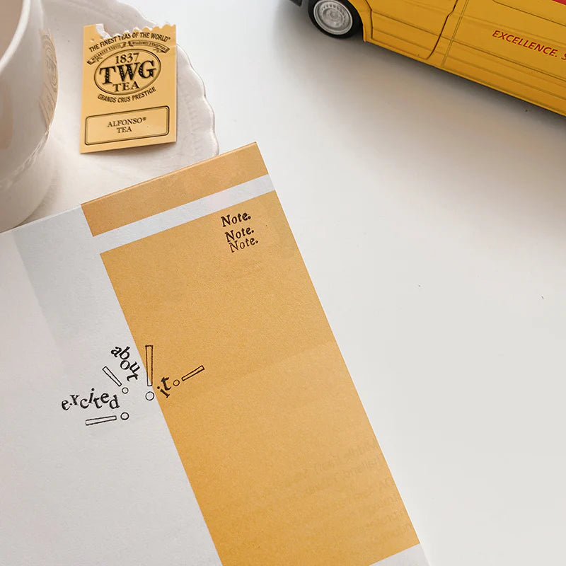 Thoughts in Silence Rubber Stamp [4 options]