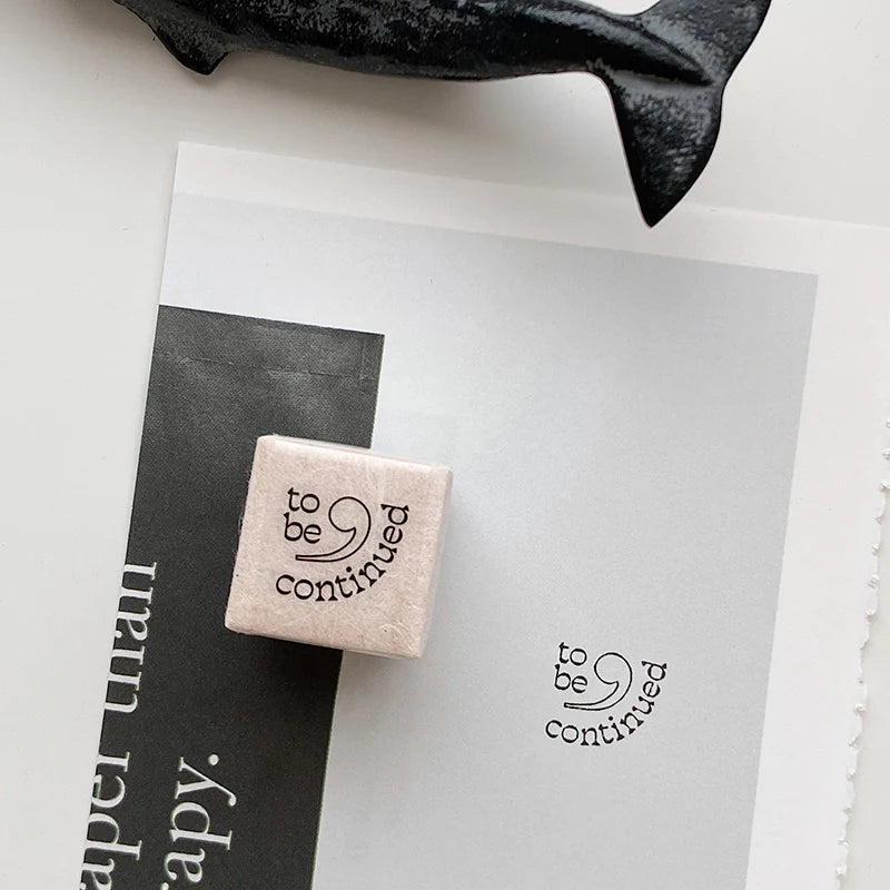 Thoughts in Silence Rubber Stamp [4 options]