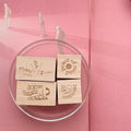 Thoughts in Silence Rubber Stamp [4 options]