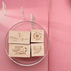 Thoughts in Silence Rubber Stamp [4 options]