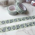 Pigeons + Matte Iron Grey Foil 15mm Washi Tape Roll