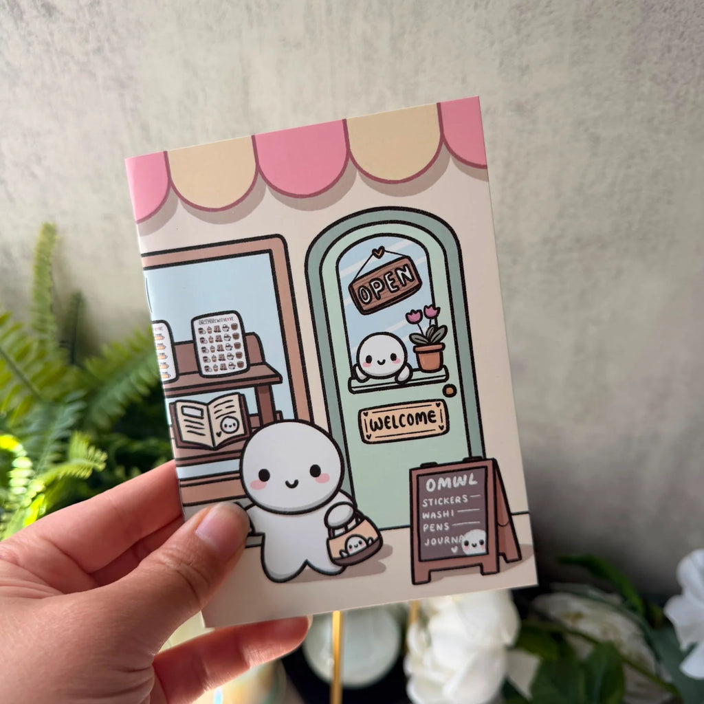 Omwl Stationery Store (A6) Reusable Sticker Book