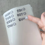 Omwl Stationery Store (A6) Reusable Sticker Book