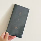 Slim Clear Cover by Take a Note — clear PVC cover shown with a slim planner, for journaling