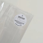 Slim Clear Cover by Take a Note — clear PVC book cover with product label, for journaling