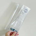 Slim Clear Cover by Take a Note — clear PVC planner cover held in hand, for journaling