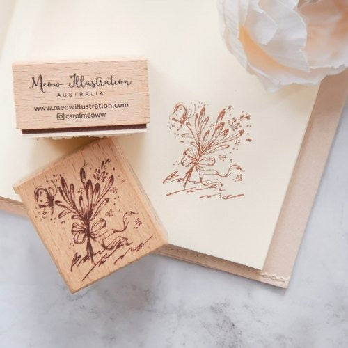 ST-008 - D Rubber Stamp