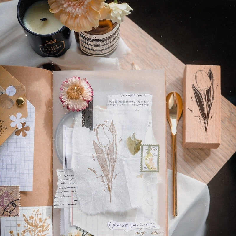 Tulip Rubber Stamp
