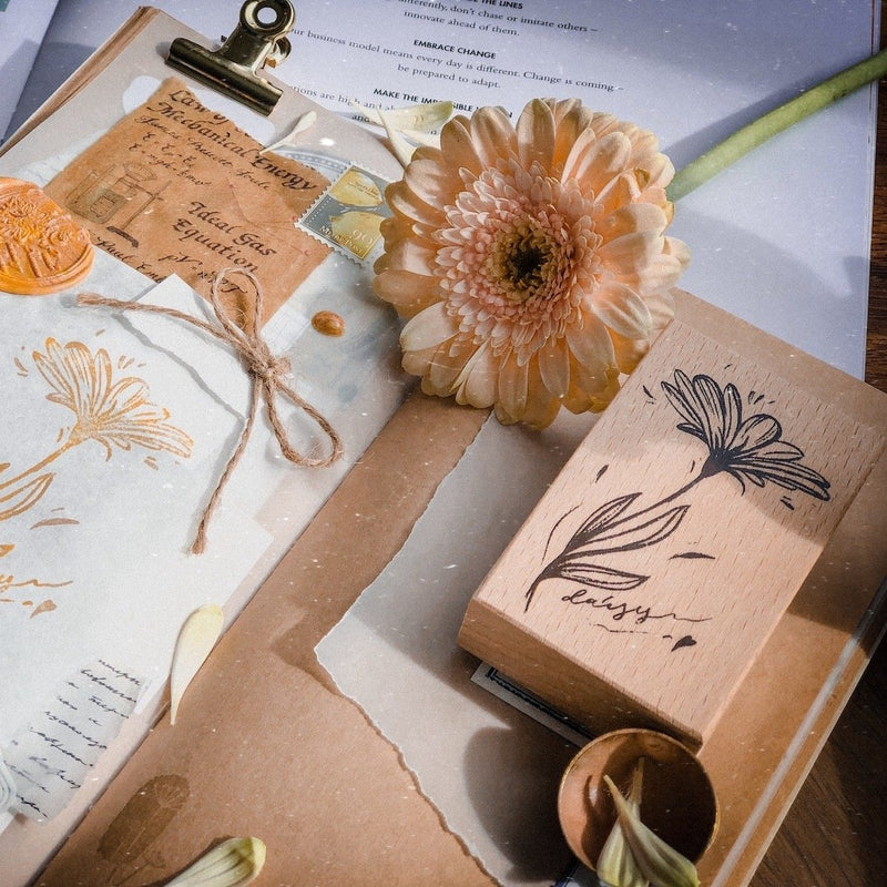Daisy Rubber Stamp