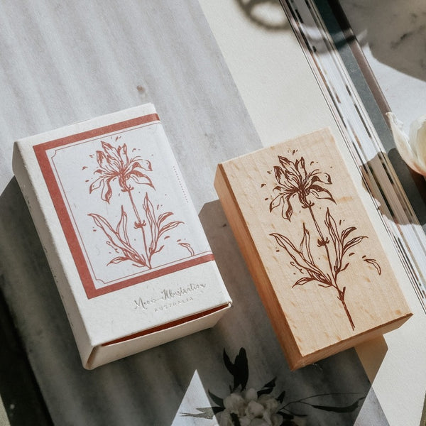 Iris Rubber Stamp