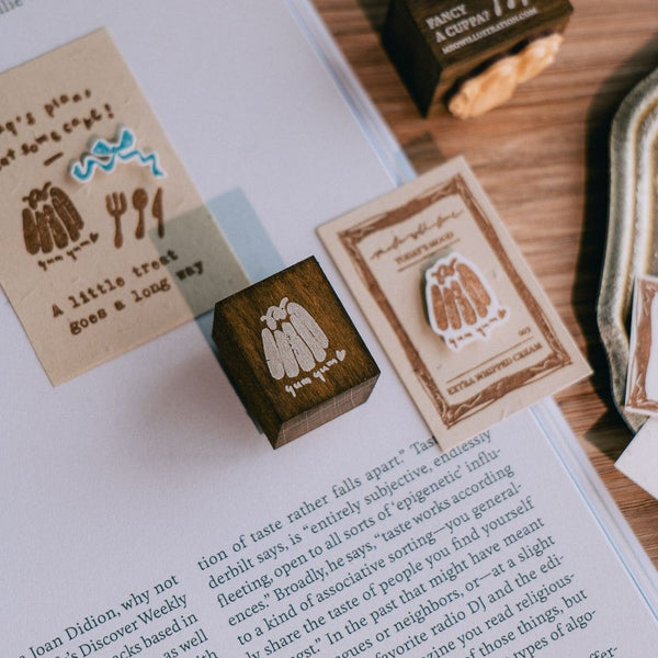 Canele Rubber Stamp