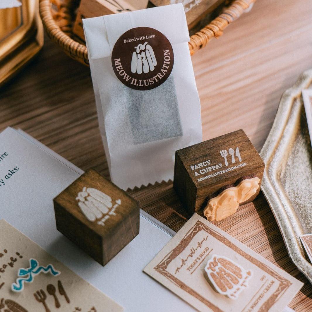 Canele Rubber Stamp