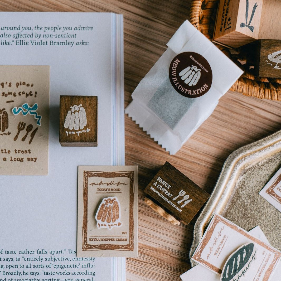 Canele Rubber Stamp
