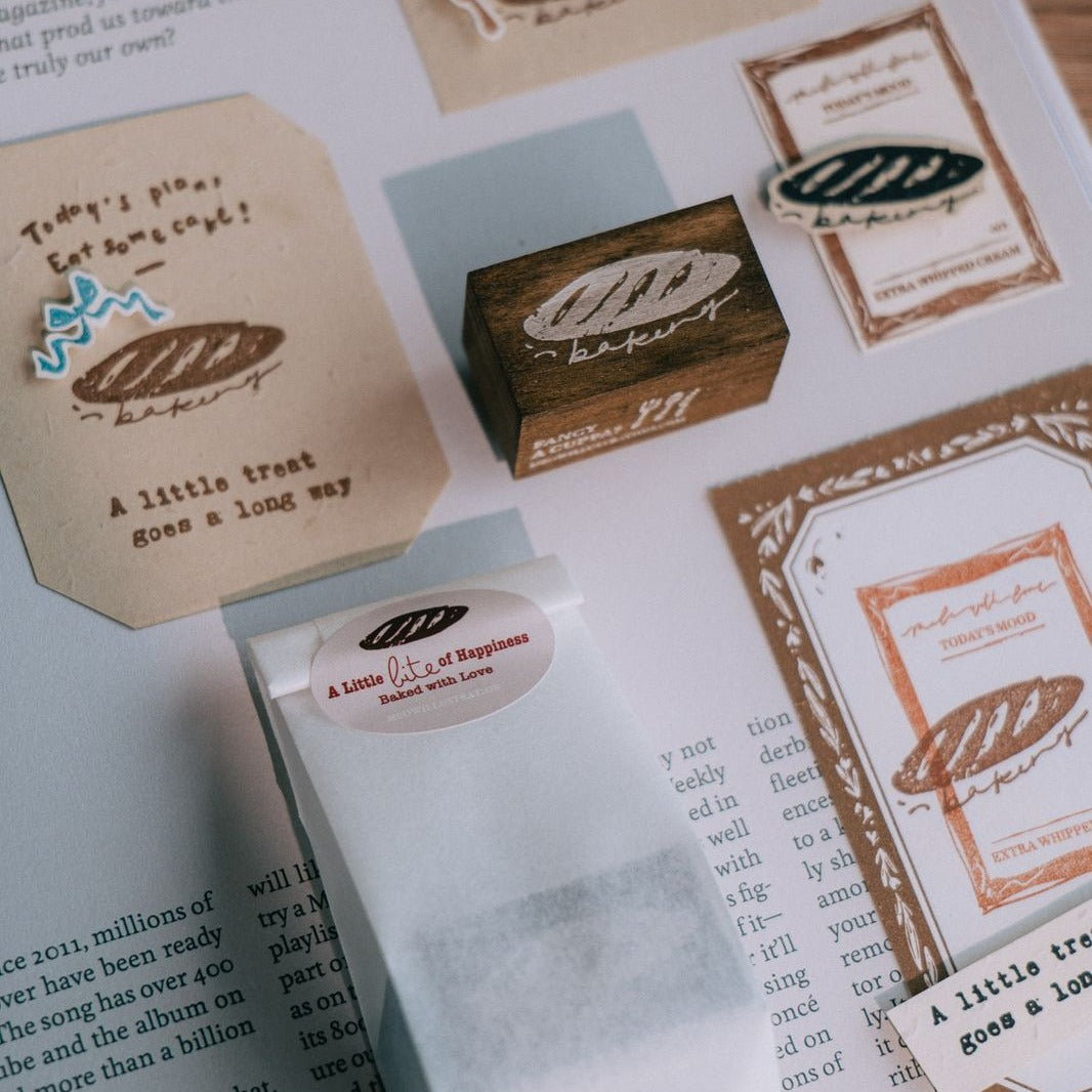 Baked Sourdough Rubber Stamp