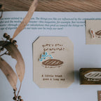 Baked Sourdough Rubber Stamp