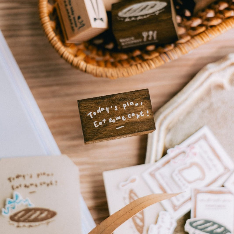 Todays Plan Rubber Stamp