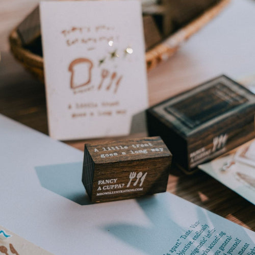 A Little Treat Rubber Stamp