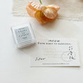 Silver Sparkle Stamp Ink Pad by a kind of café — silver glitter pigment stamp ink pad, for journaling & craft