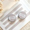 Spring cottage III washi tape rolls with subtle floral design displayed with sample strips in aesthetic flat lay