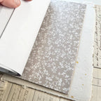 Soft botanical vine pattern washi sticker sheet in minimal neutral aesthetic