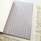 Subtle vertical stripe pattern washi sticker sheet with dotted accents