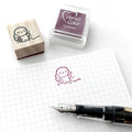 Sparkly Scribbles Rubber Stamp by The Coffee Monsterz CO — rubber stamp with ink pad and stamped design, for journaling