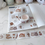 Sweater Weather + Bronze Foil Sticker Roll Washi