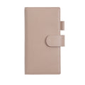 Elite Planner Cover Weeks by Moterm — beige pebbled-leather planner cover with strap, for journaling