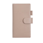 Elite Planner Cover Weeks by Moterm — beige pebbled-leather planner cover with strap, for journaling