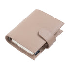 Regular 2.0 Rings Planner Pocket by Moterm — beige pebbled-leather ring planner with brand tag, for journaling
