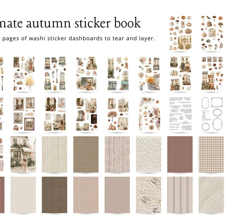 Autumn Sticker Book